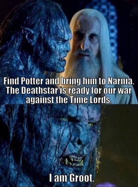 Find Potter aml rmg him luNamla The DeathstariSireatdy for our war avainst the Time Lordsie 7 A ol 1y N hosdf lamGroot J