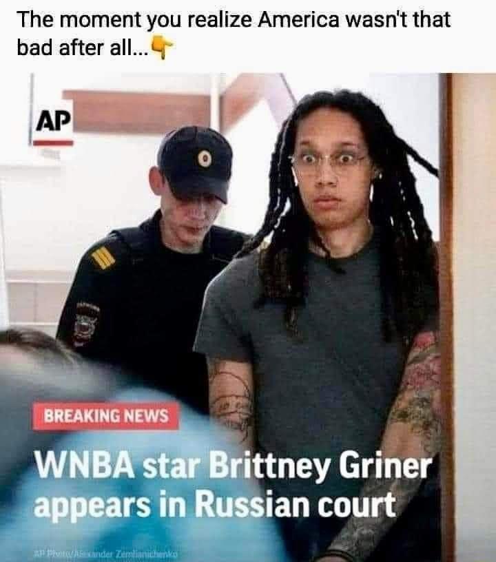 The moment you realize America wasnt that bad after all AP