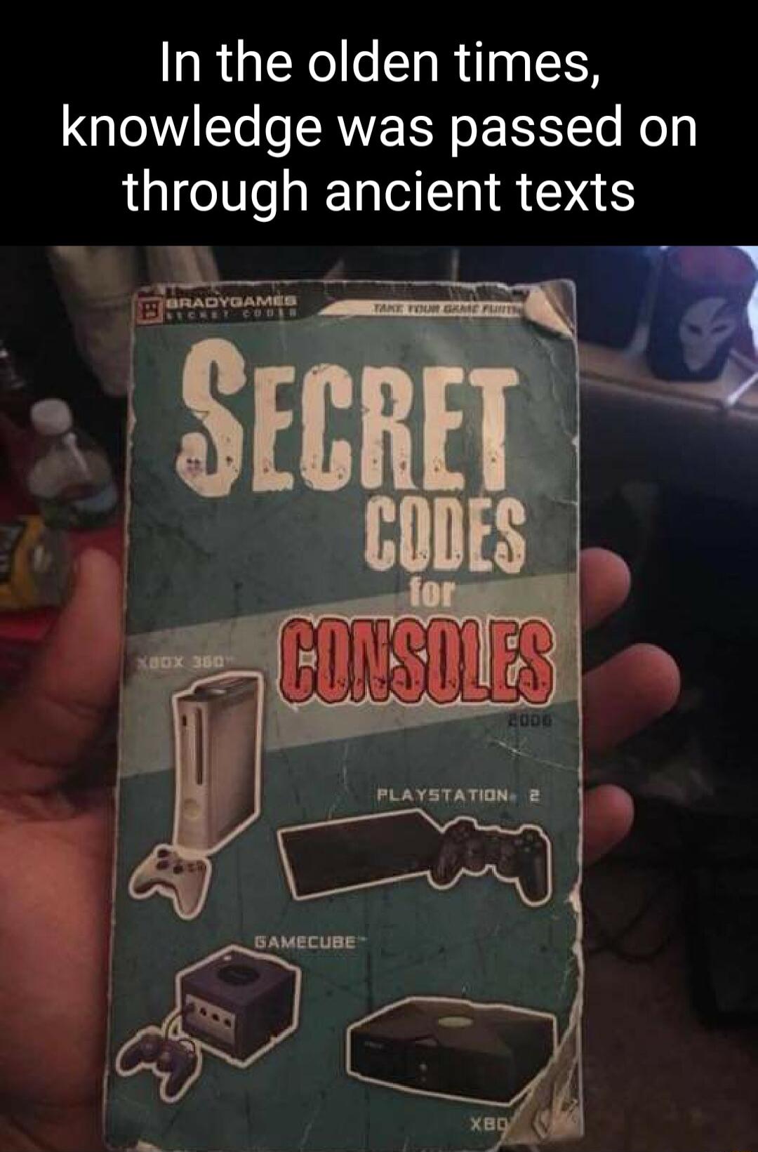 In the olden times knowledge was passed on through ancient texts