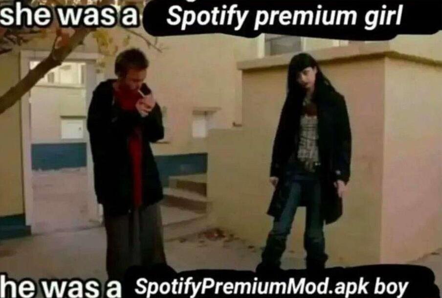 she Spotify premium girl