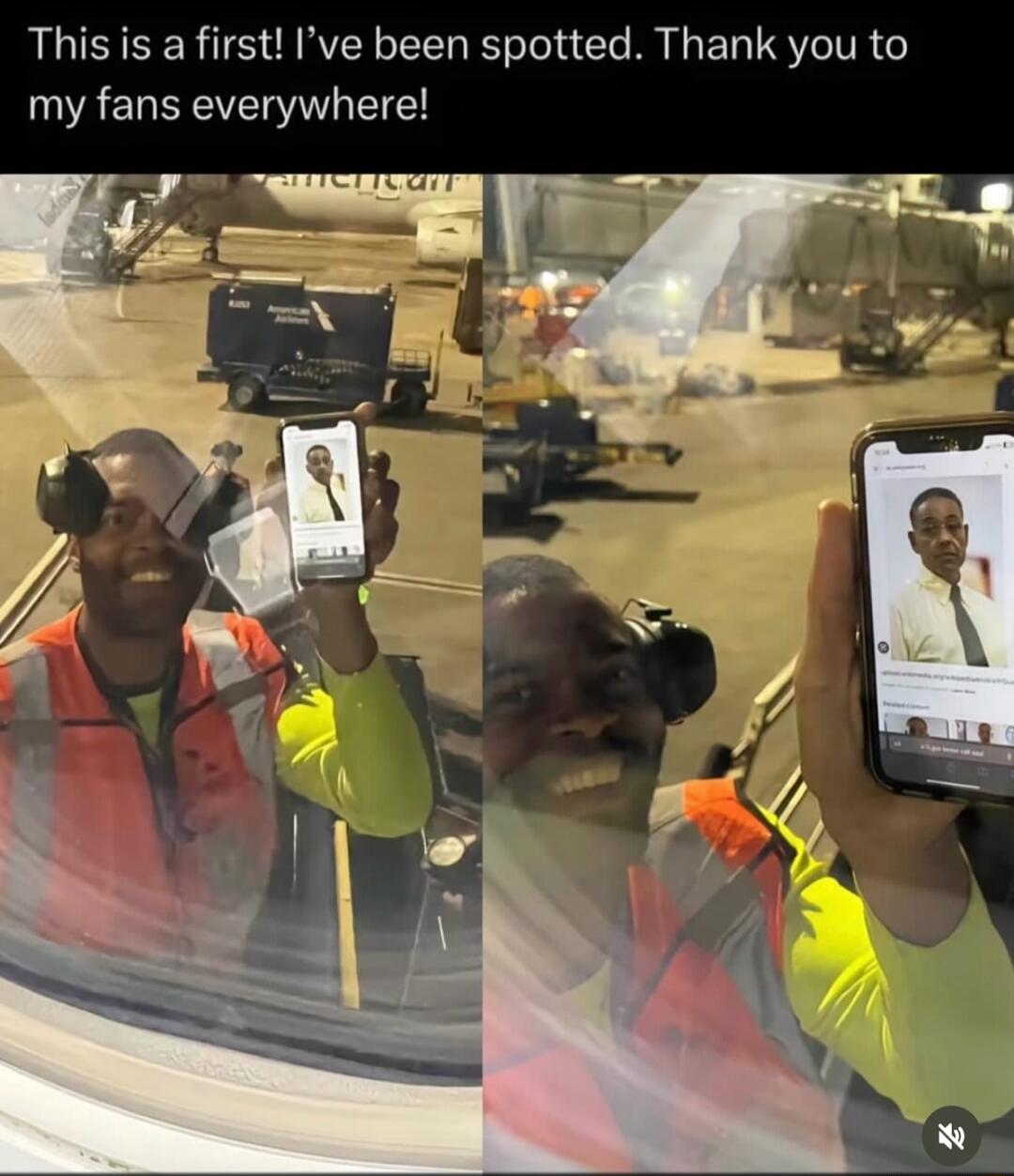This is a first! I've been spotted. Thank you to my fans everywhere!