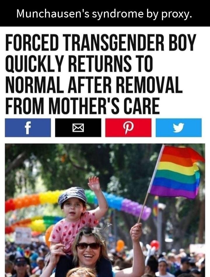 VIV TaTel ETVIST RS Vi Te eT o Y VAo AR FORCED TRANSGENDER BOY QUICKLY RETURNS TO NORMAL AFTER REMOVAL FROM MOTHERS CARE