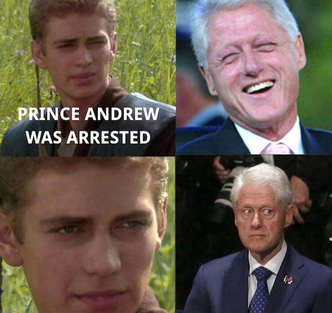 PRINCE ANDREW WAS ARRESTED