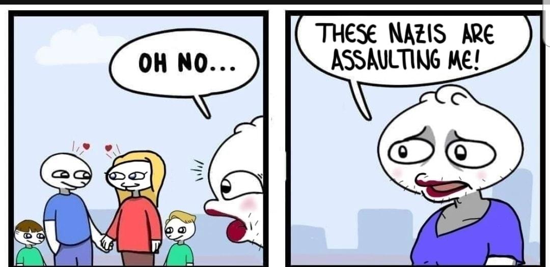 THESE NAZIS AR ASSAULTING Me