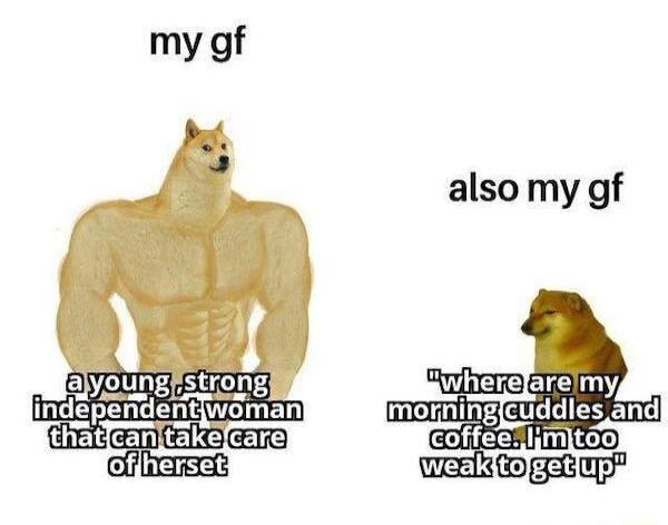 my gf also my gf