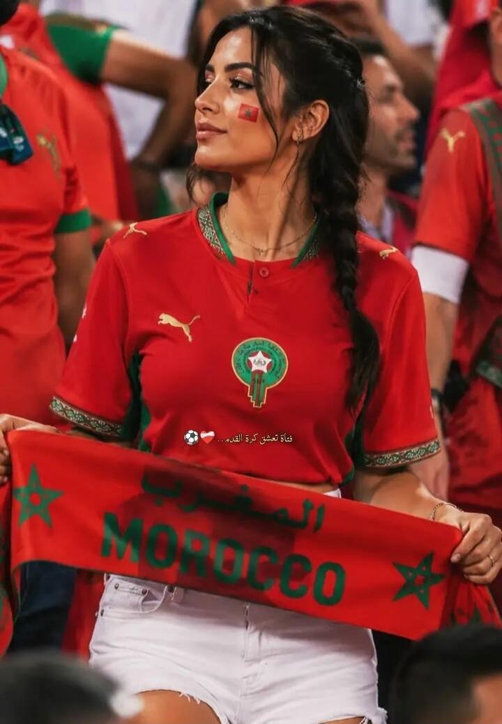 A girl who loves football... Morocco