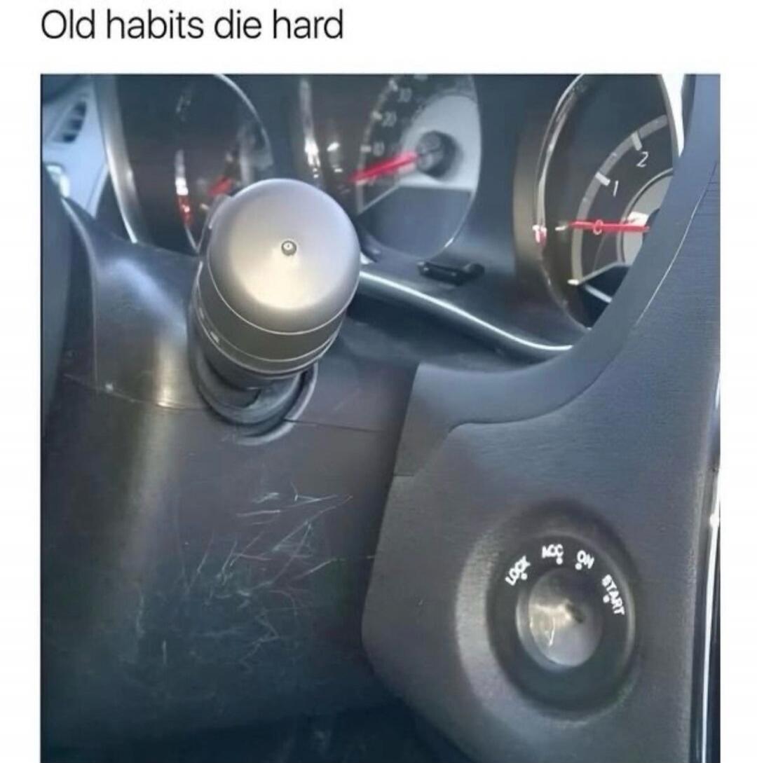 Old habits die hard
