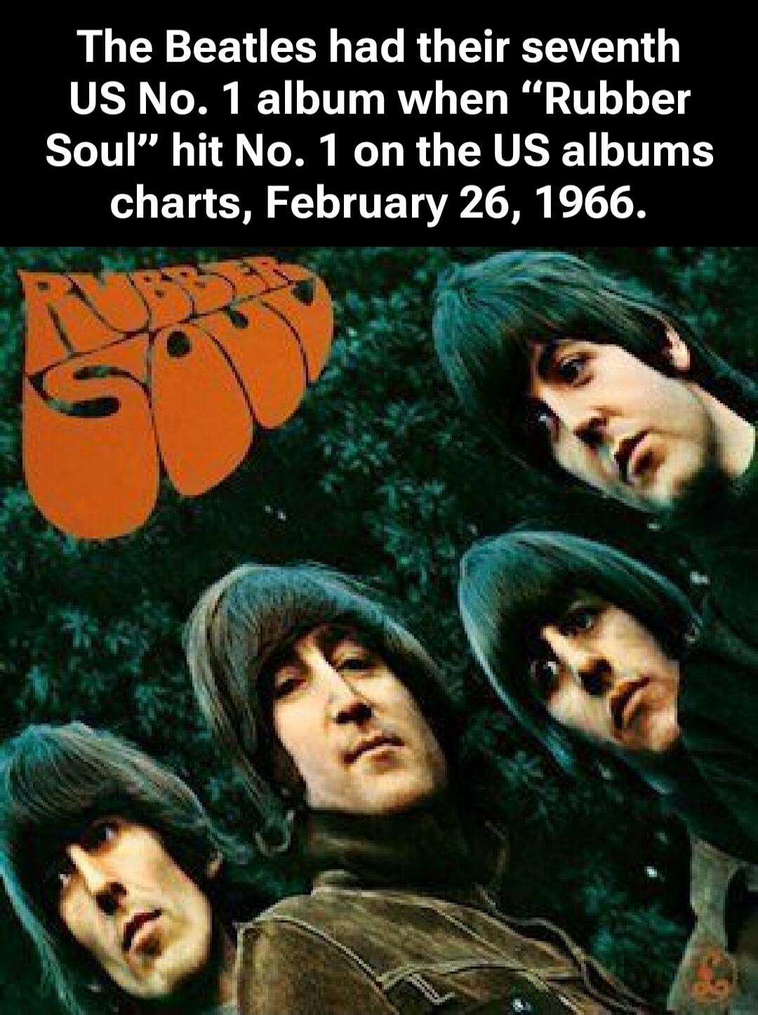 The Beatles had their seventh US No. 1 album when 