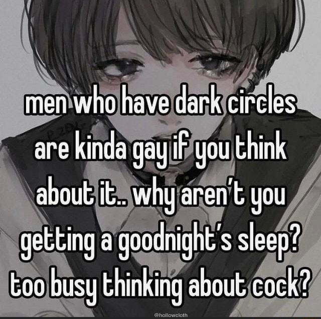 men who have CIrces are kinda gagLF wbhlnk Qboutwhg yanen t you getting a ggllght s sleep toolbusy lhlnklng about cock