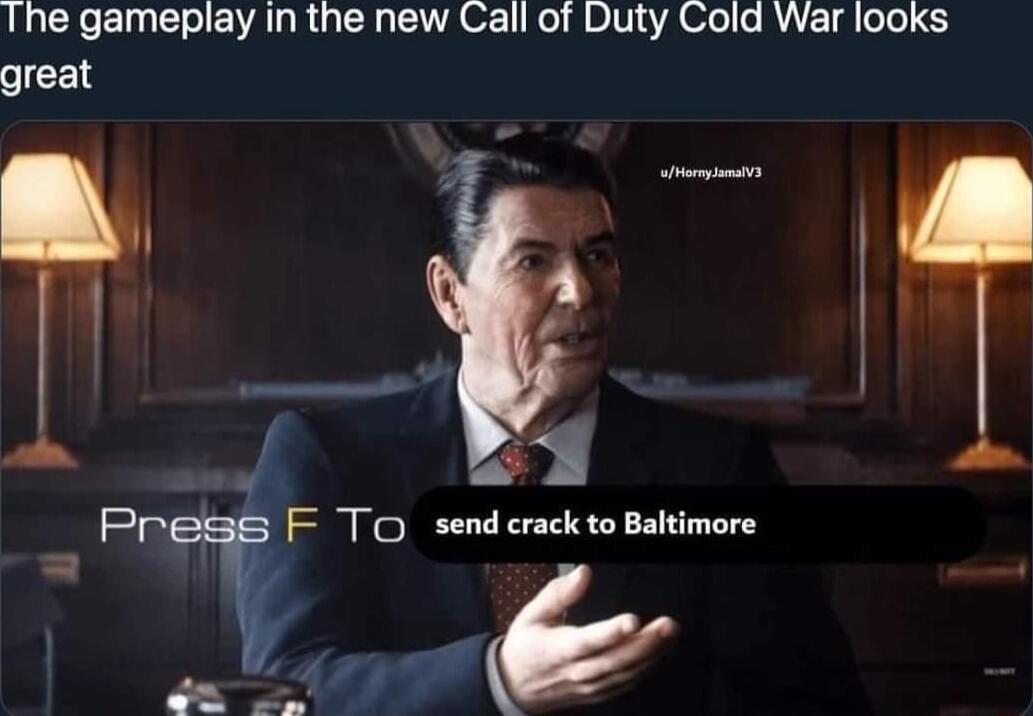 Ihe gameplay in the new Call of Duty Cold War looks great N N Pr F TO send crack to Baltimore