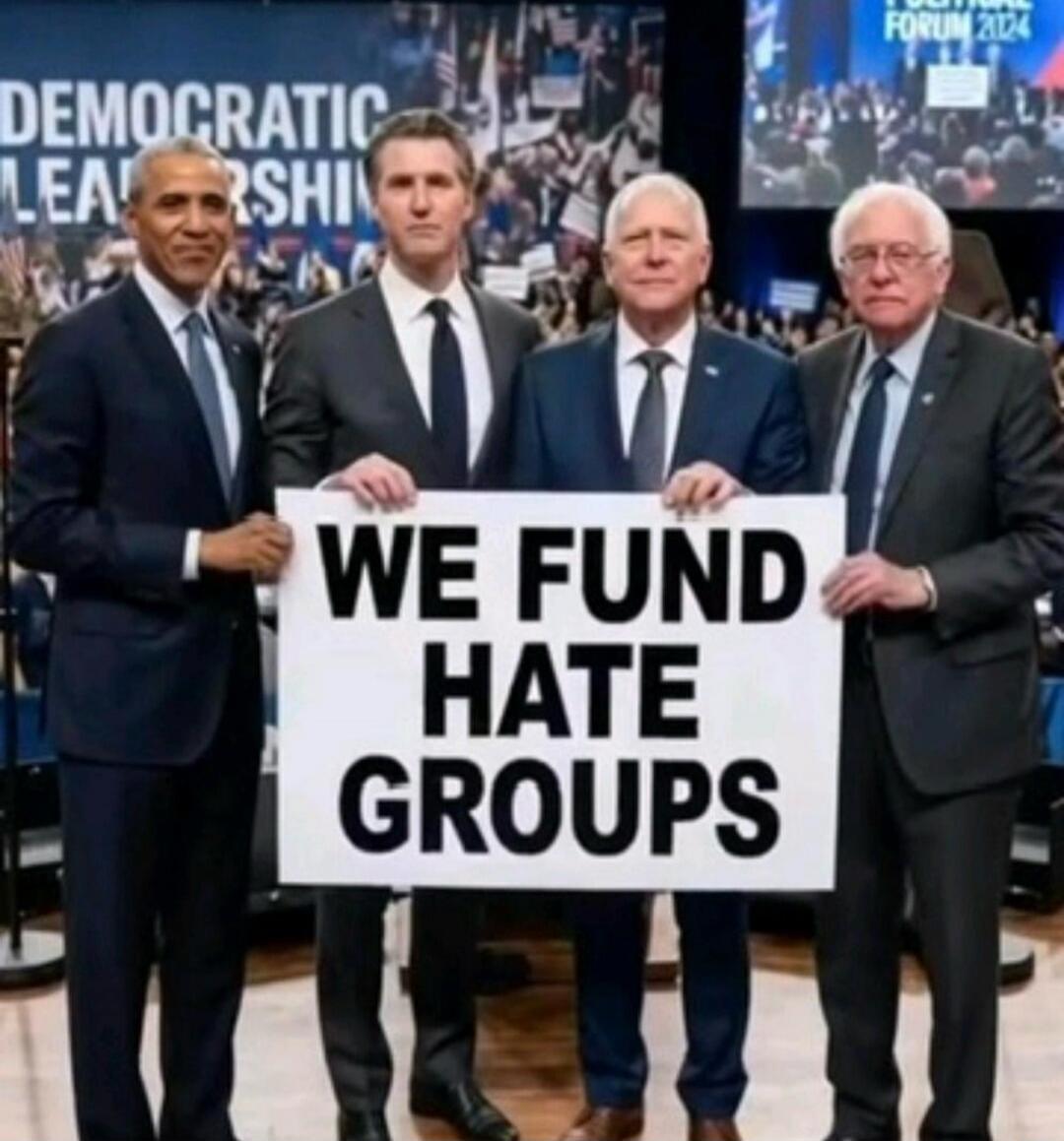 DEMOCRATIC LEADERSHIP POLITICAL FORUM 2024 WE FUND HATE GROUPS