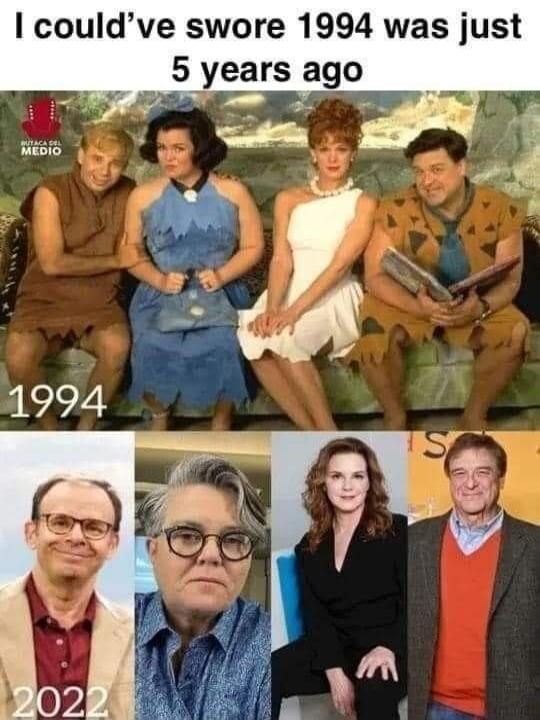 I could've swore 1994 was just 5 years ago 1994 2022