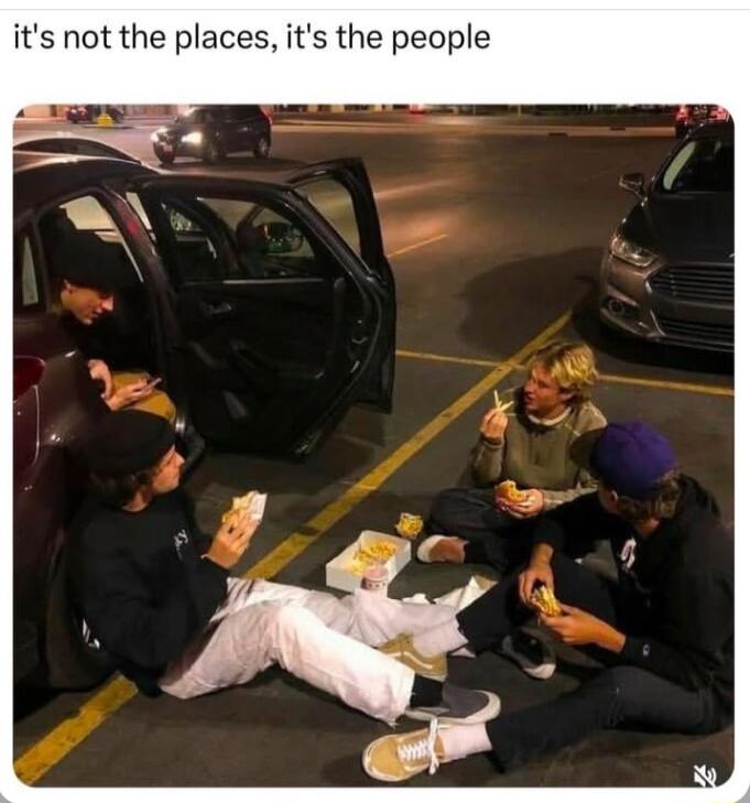 its not the places its the people