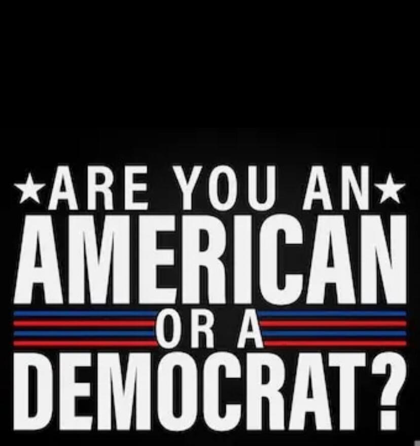 ARE YOU AN AMERICAN OR A DEMOCRAT?