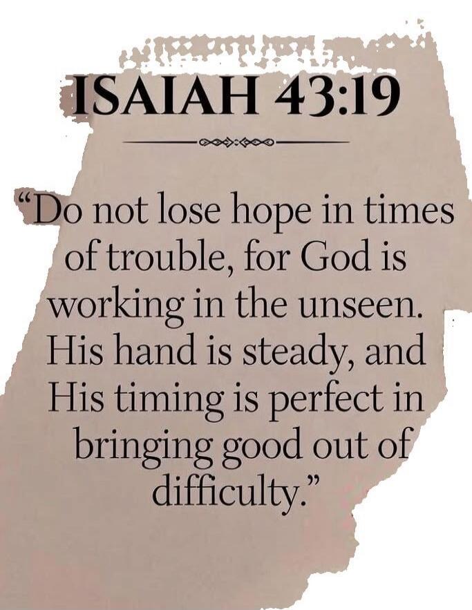 ISAIAH 43:19 