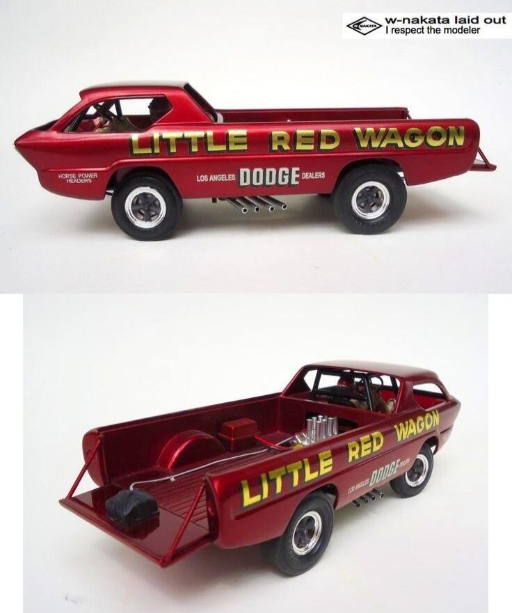 LITTLE RED WAGON HORSE POWER HEADERS LOS ANGELES DODGE DEALERS w-nakata laid out I respect the modeler