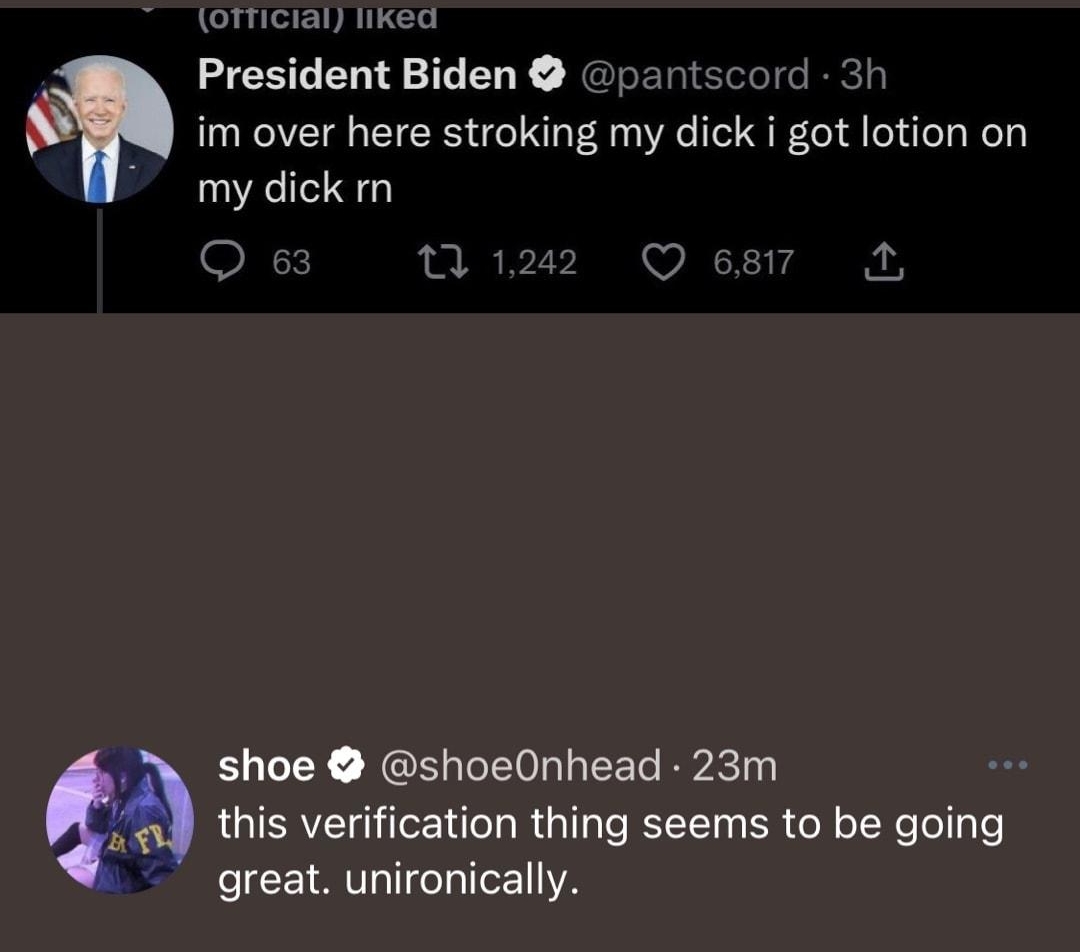 0 1242 Q 6817 shoe shoeOnhead 23m this verification thing seems to be going eICETMTy T TTeETIYA Q s3 sk