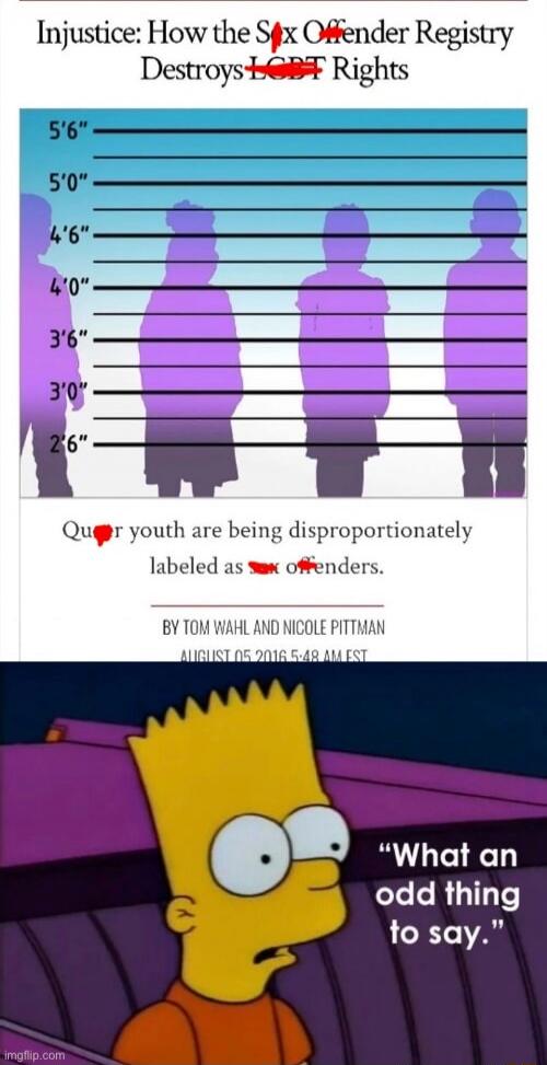 Injustice: How the Sex Offender Registry Destroys LGBT Rights

5'6
