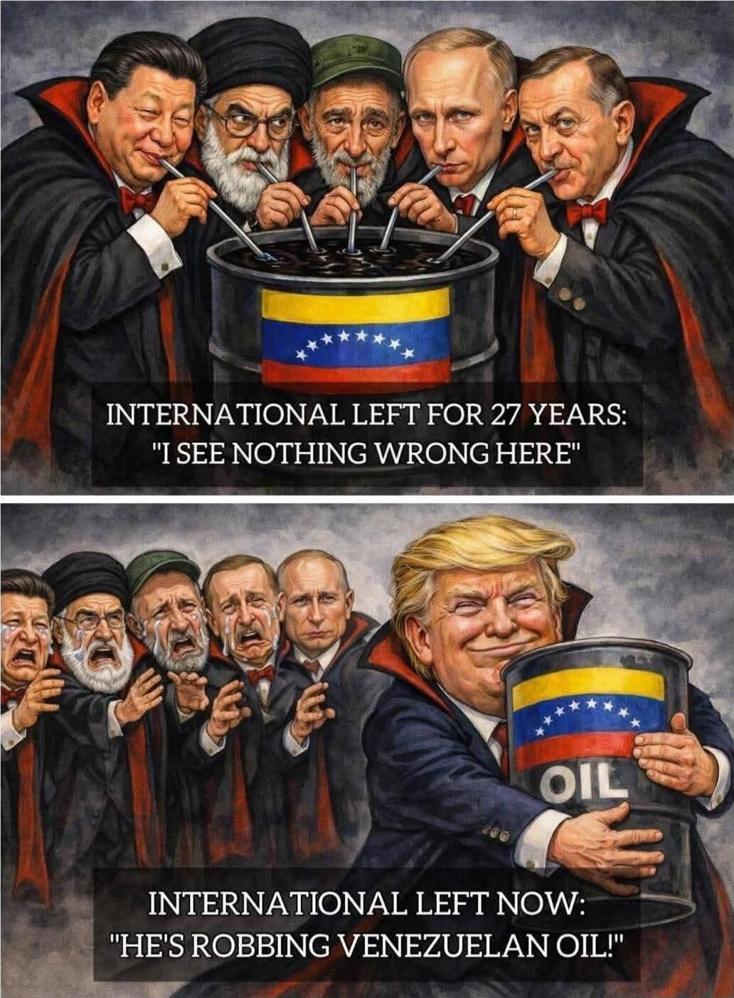 INTERNATIONAL LEFT FOR 27 YEARS: 