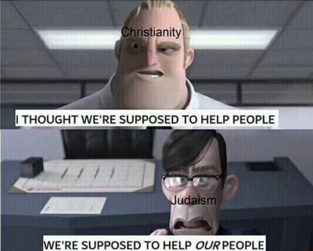 RE SUPPOSED TO HELP OUR PEOPLE