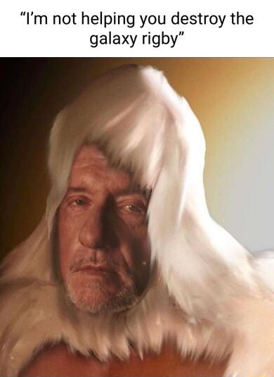 not helping you destroy the galaxy rigby