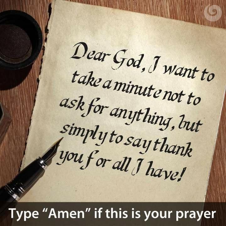 Type Amen if this is your prayer