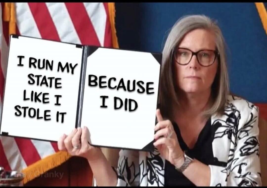 I RUN MY STATE LIKE I STOLE IT BECAUSE I DID
