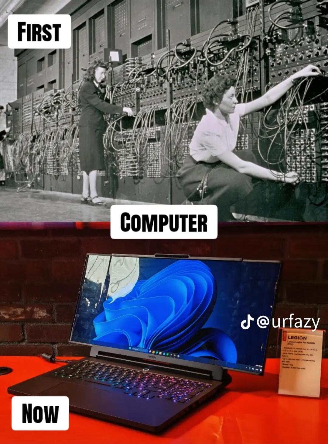 FIRST COMPUTER NOW @urfazy