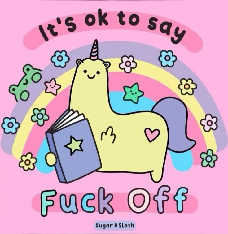 It's ok to say Fuck Off