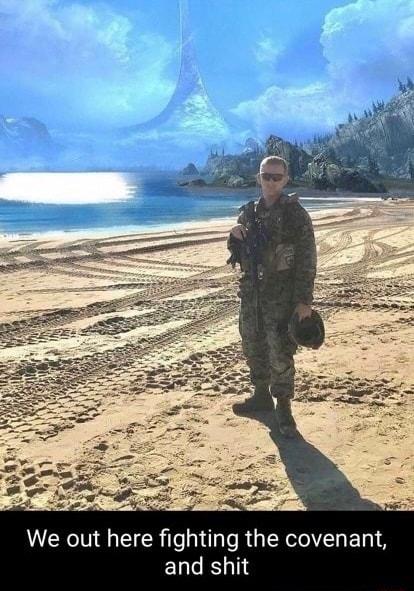 We out here fighting the covena and shit