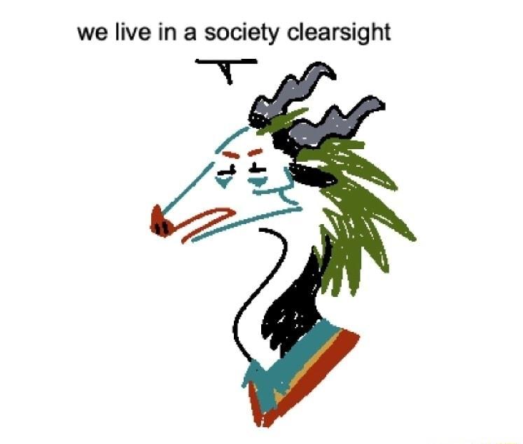 we live in a society clearsight