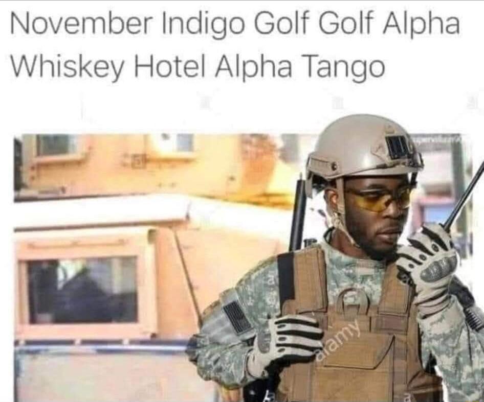 November Indigo Golf Golf Alpha Whiskey Hotel Alpha Tango