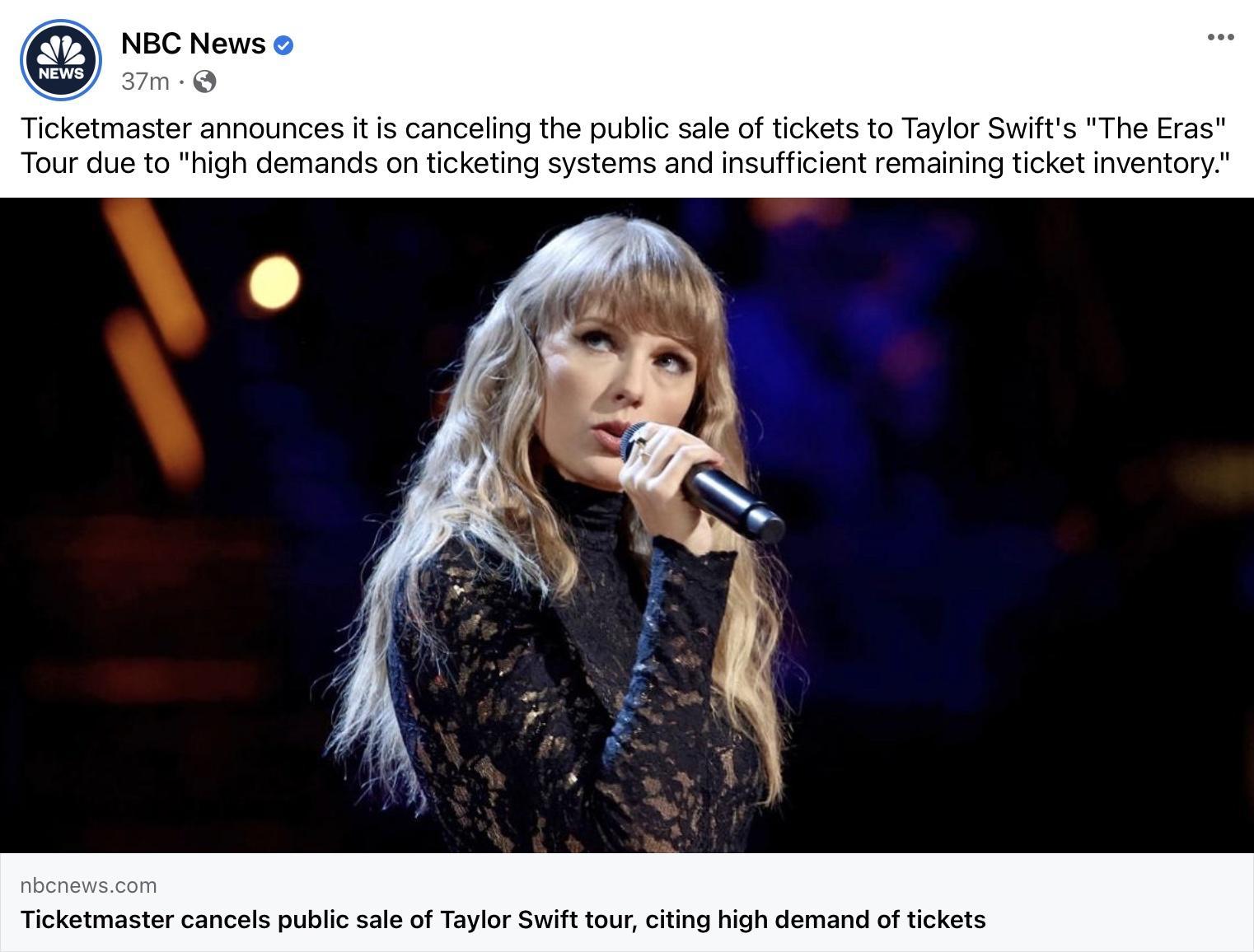 t Ticketmaster announces tis Tour due to high demands