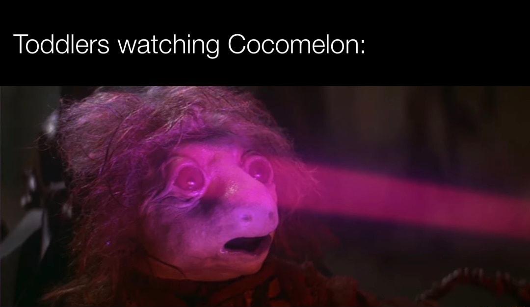 Toddlers watching Cocomelon
