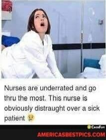 Nurses are underrated and go thru the most. This nurse is obviously distraught over a sick patient 🥺