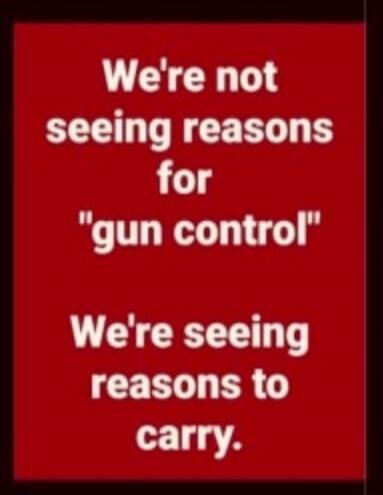We're not seeing reasons for 