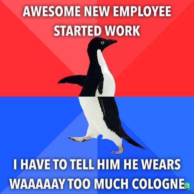 AWESOME NEW EMPLOYEE MG I HAVE TO TELL HIM HE WEARS LYV NA o Jo 0 1 ol Mool Ko X 205