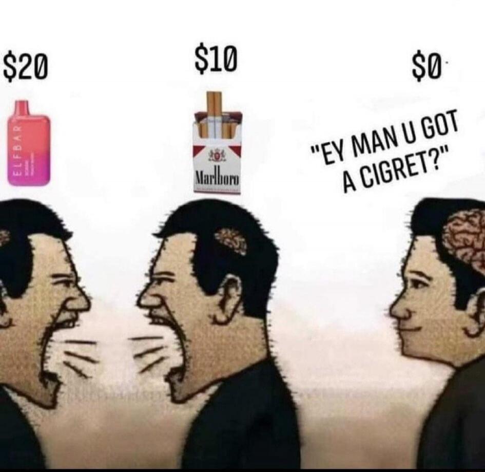 $20 (pink bottle)  |  $10 (Marlboro pack)  |  