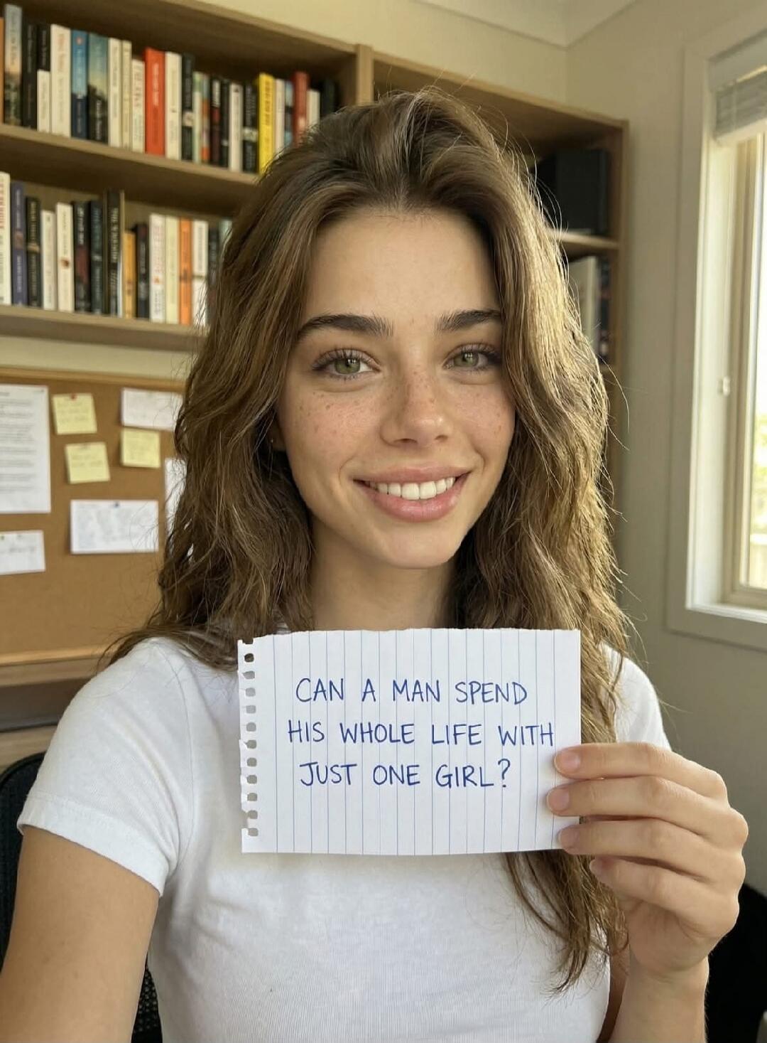 CAN A MAN SPEND HIS WHOLE LIFE WITH JUST ONE GIRL?