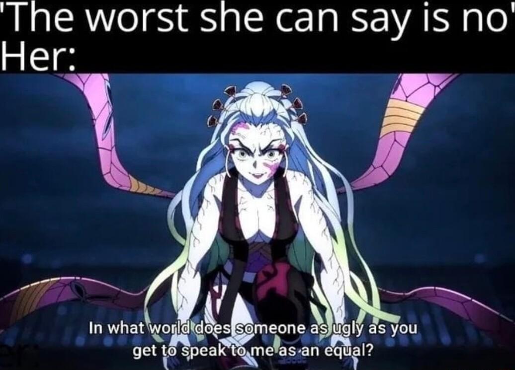 The worst she can say is no Her