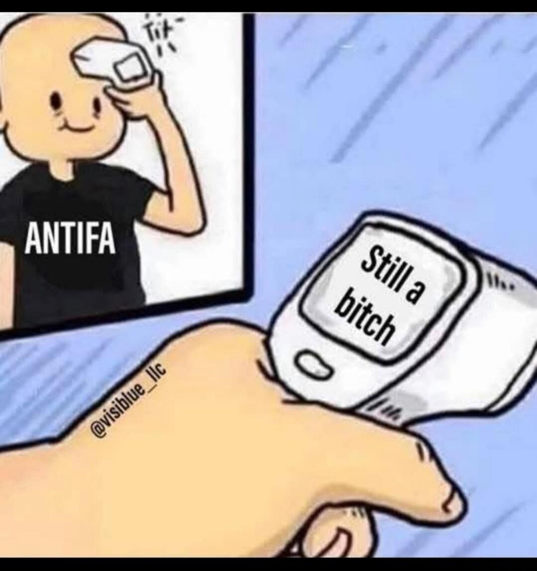 ANTIFA Still a bitch @visiblue_llc