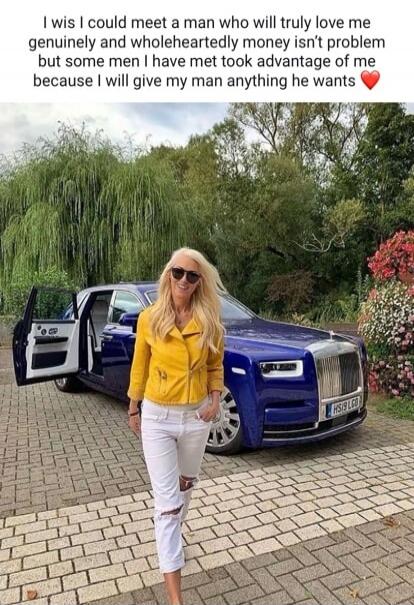 I wish I could meet a man who will truly love me genuinely and wholeheartedly money isn't problem but some men I have met took advantage of me because I will give my man anything he wants ❤️