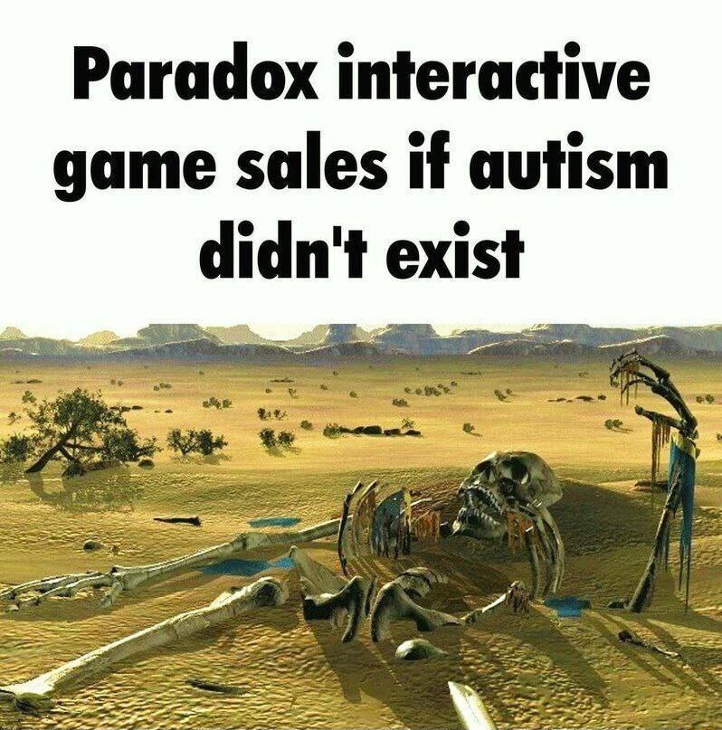 Paradox interactive game sales if autism didnt exist