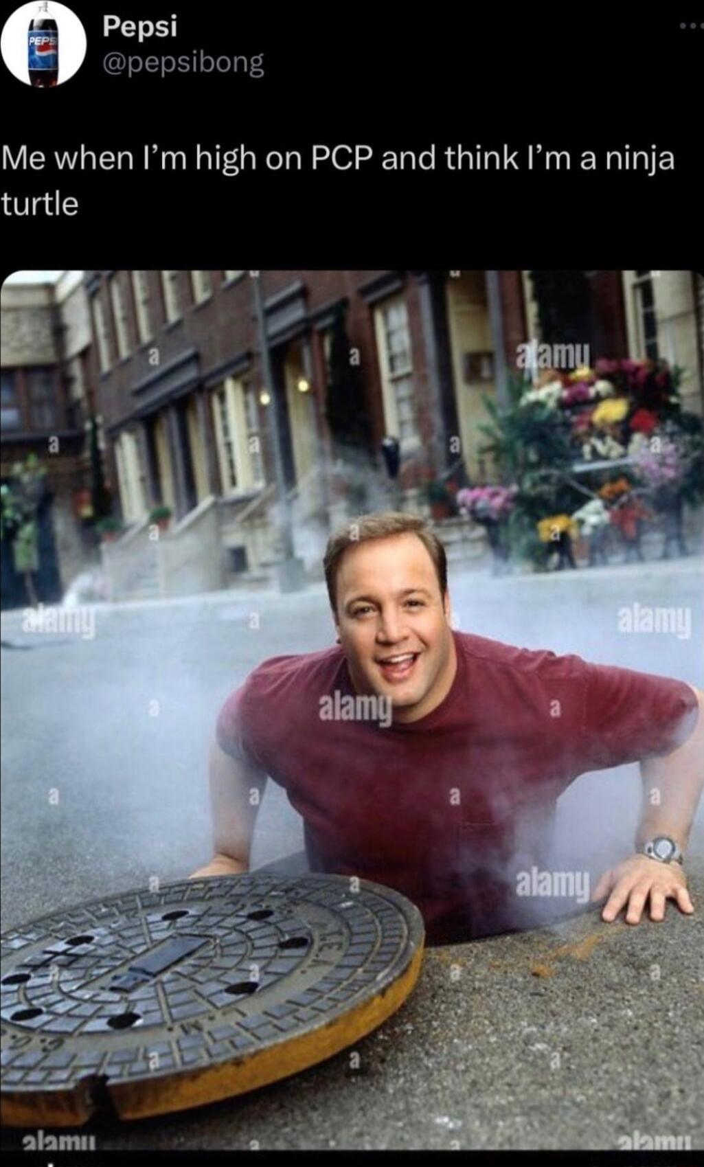 Me when Im high on PCP and think Im a ninja turtle 110D