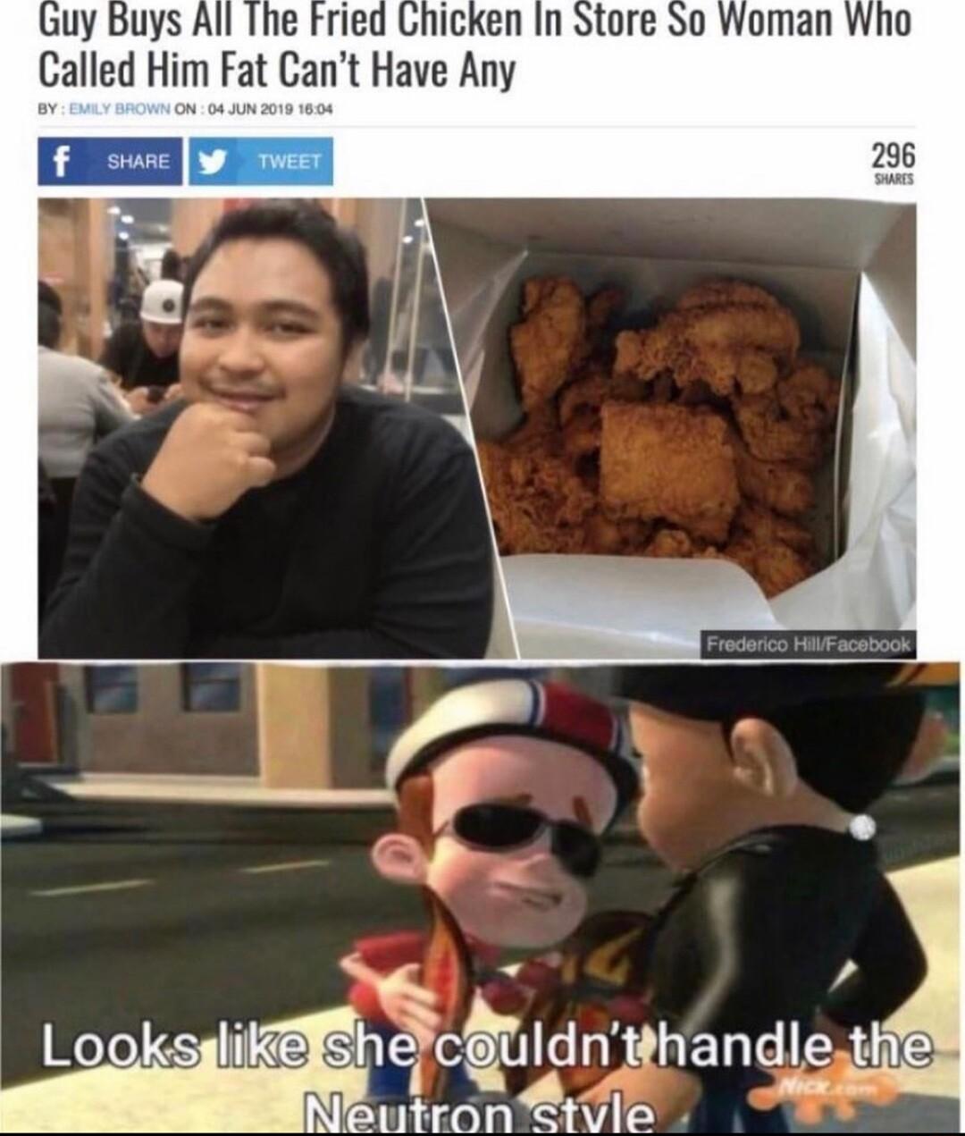 iy Buys A ied Chif Woman Who Called Him Fat Cant Have Any