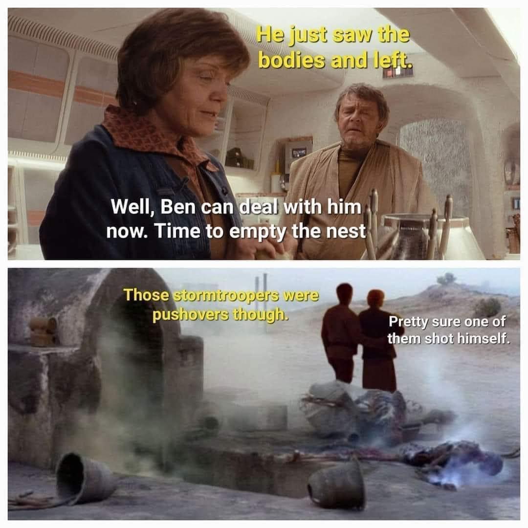 Well Ben can now Time to empty the nest