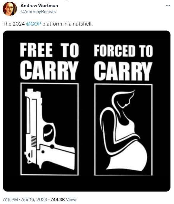 0 Andrew Wortman FREE TO FORCED TO CARRY CARRY k