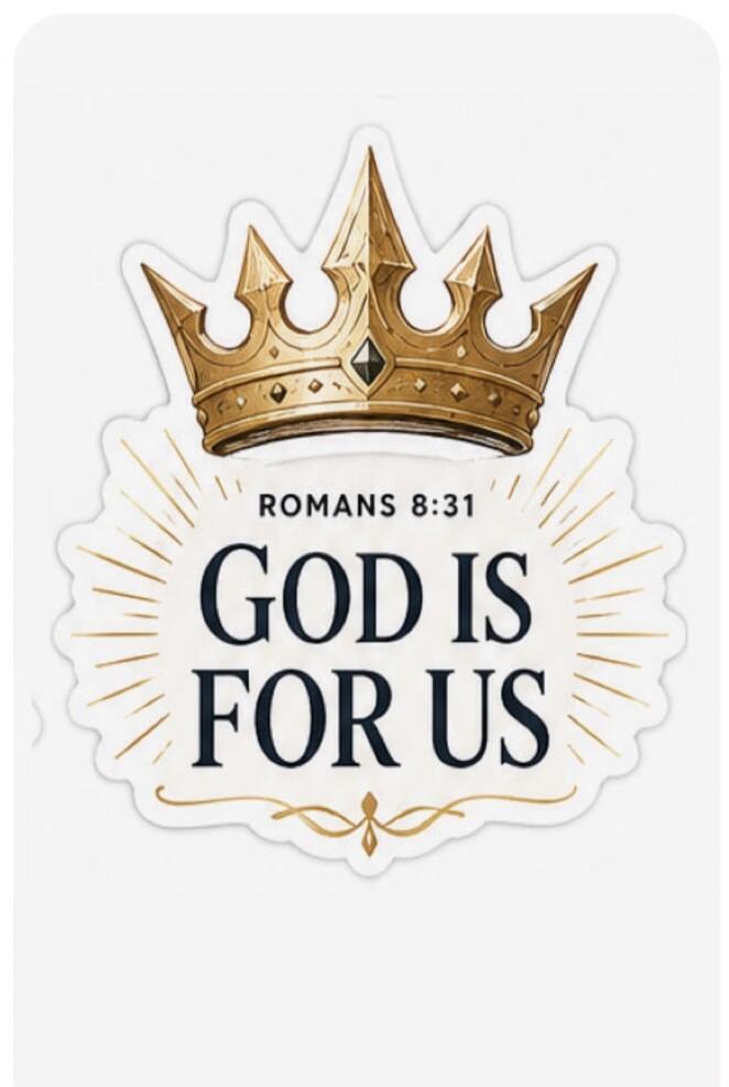 ROMANS 8:31 GOD IS FOR US