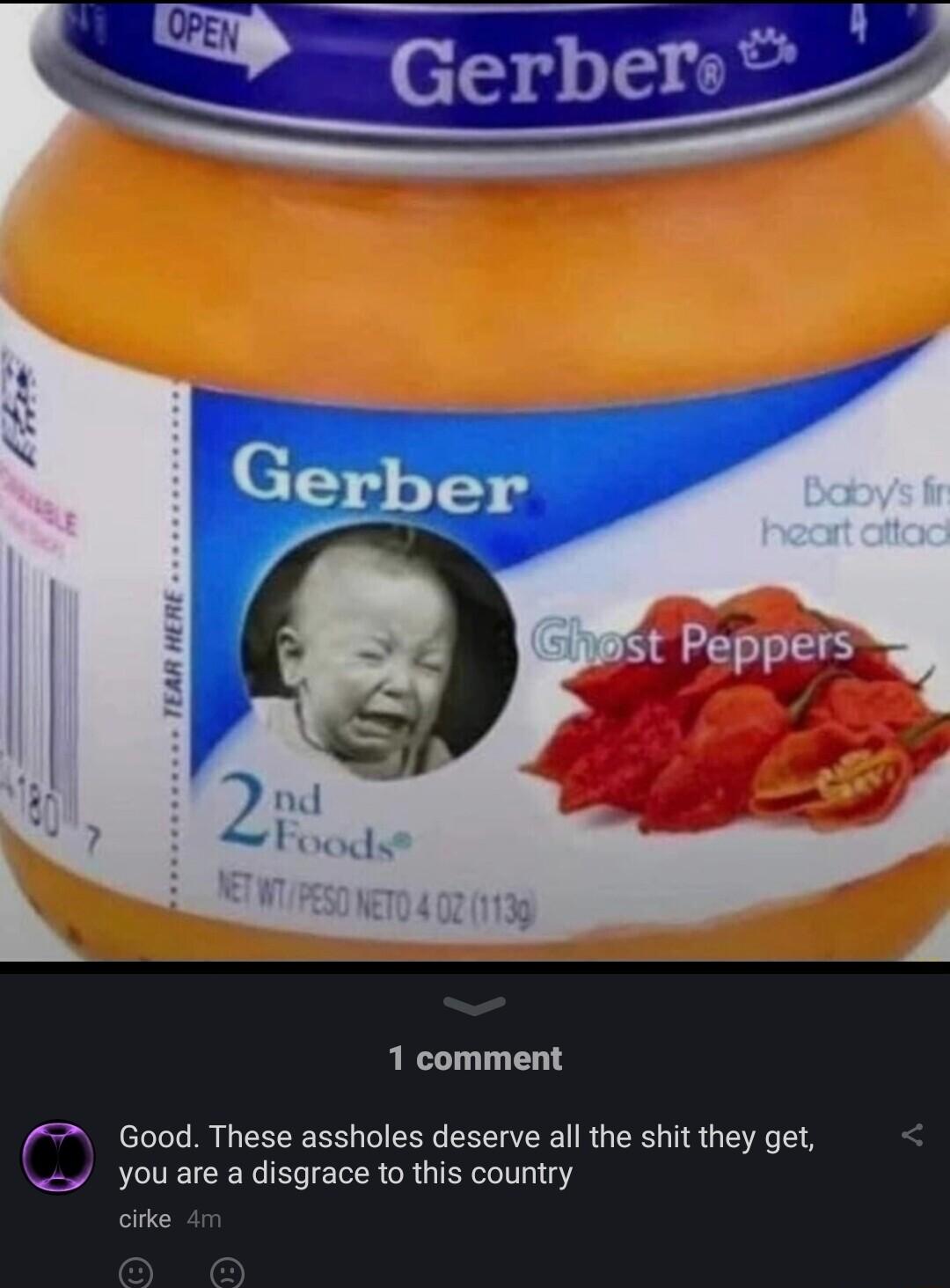 1 comment Good These assholes deserve all the shit they get w youare a disgrace to this country