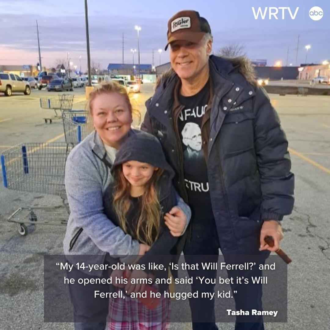 e D My 14 year old was like Is that Will Ferrell and he opened his arms and said You bet its Wil Ferrell and he hugged my kid et
